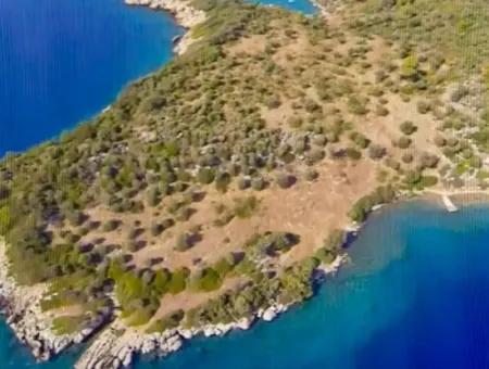 Marmaris İlçesi Gökova Körfezinde  Satılık Ada  365000M2 Arsa Alanına Sahip Olup İçerisinde Kayıtlı Ev Bulunmaktadır.